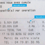 MatriceBits-X1 est utilisée pour imprimer les reçus des supermarchés Carrefour